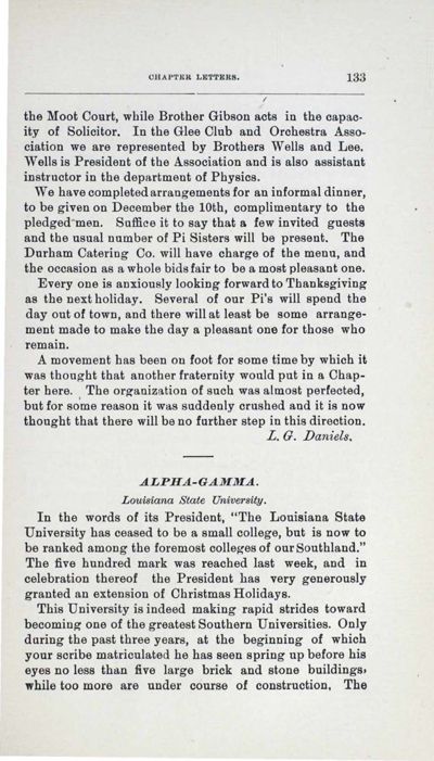Alpha-Gamma, December 1906